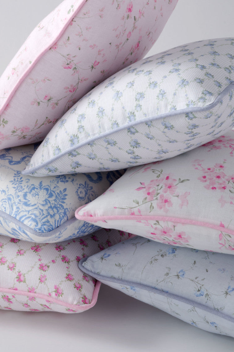 Linen Throw Pillow - PARISIAN PINK