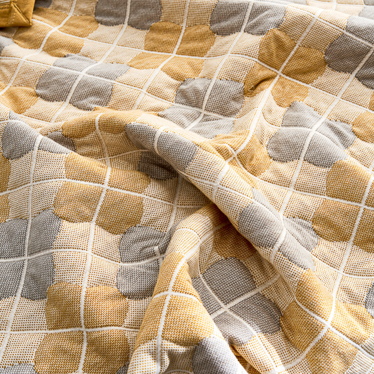 Asher Cotton Knitted Summer Blanket