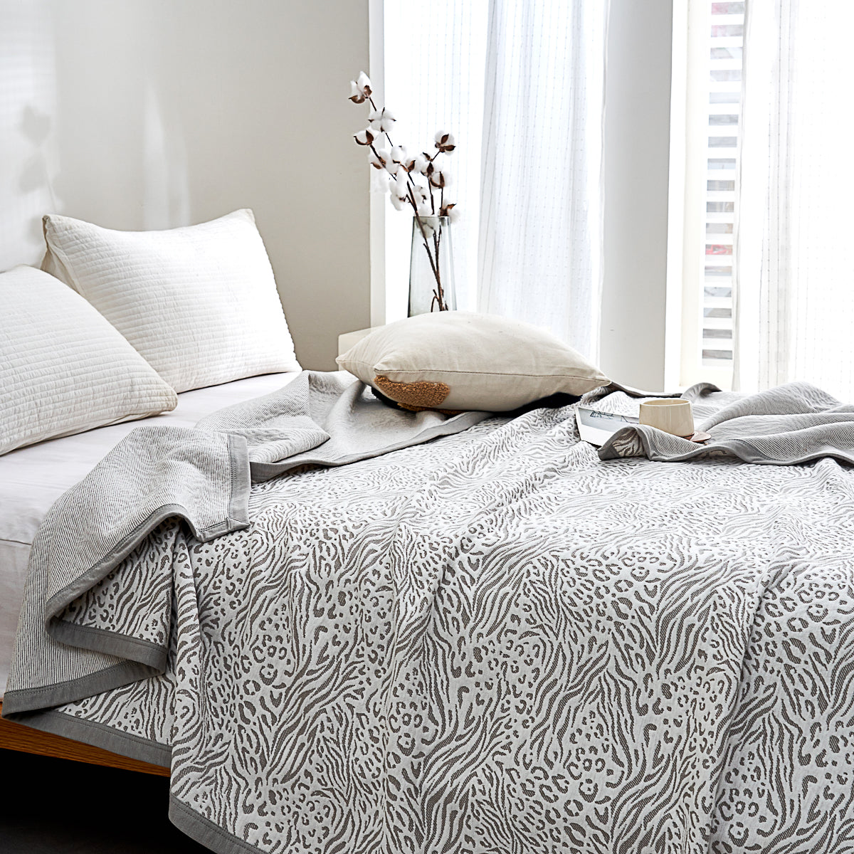 Cruise Cotton Knitted Summer Blanket