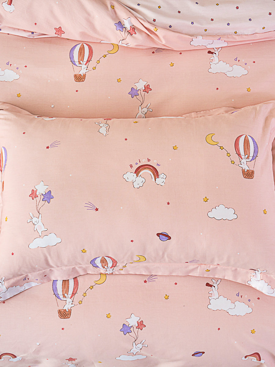 Allie Cotton Fitted Sheet Duvet Cover Set