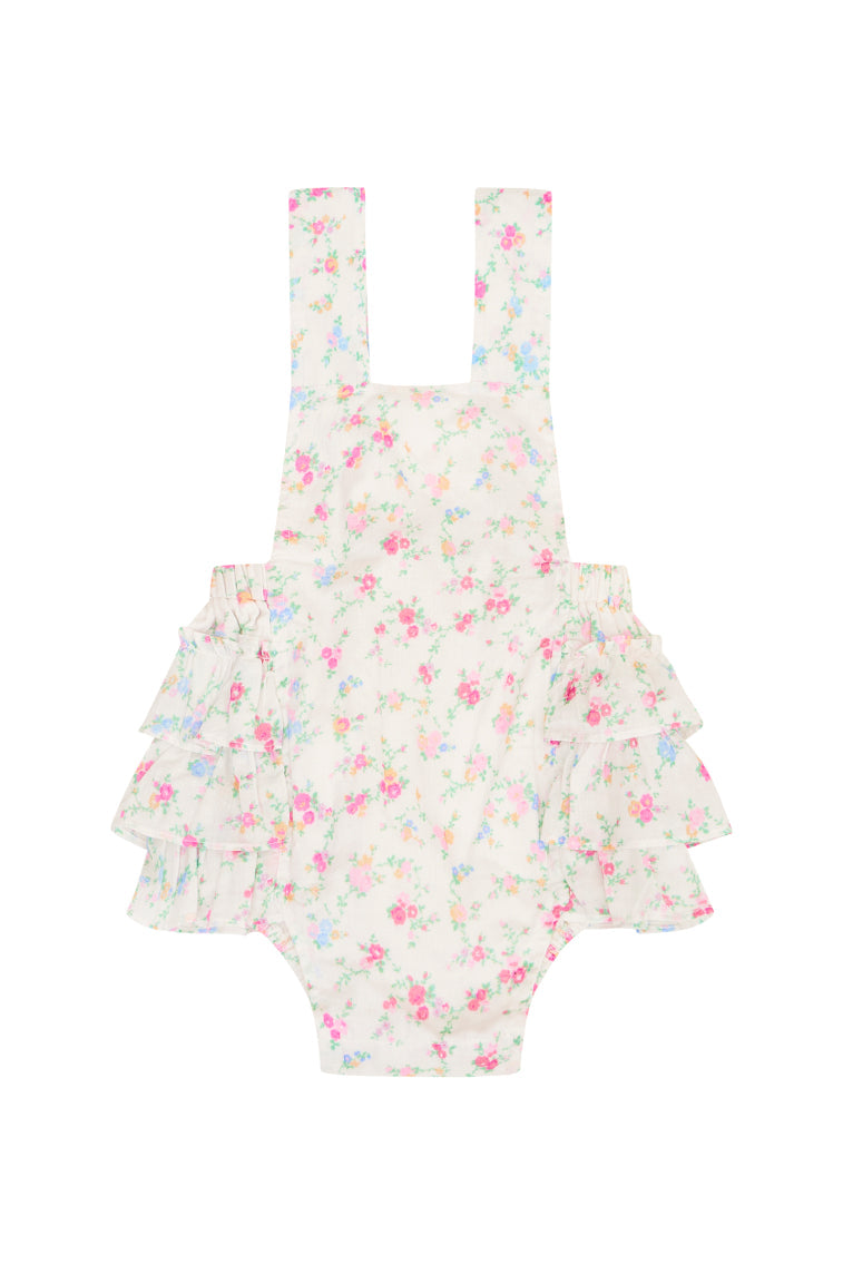 Baby Lindy Cotton Floral Pinafore