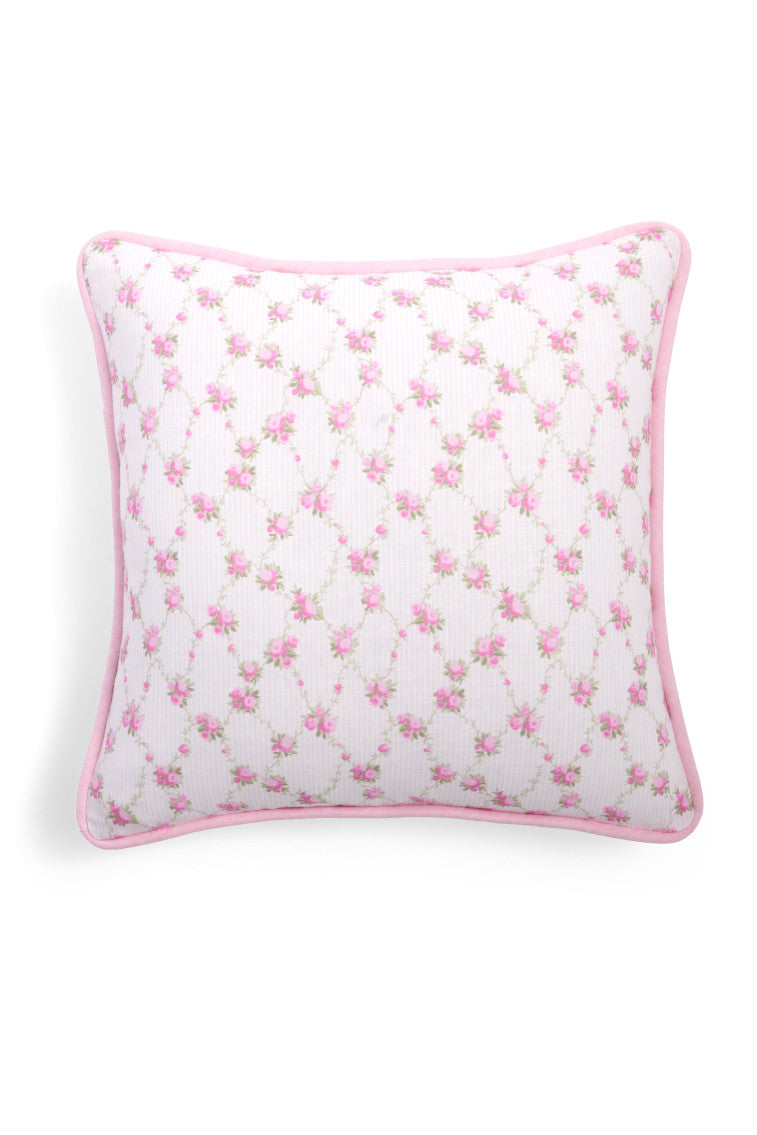 Linen Throw Pillow - STRAWBERRY KIWI