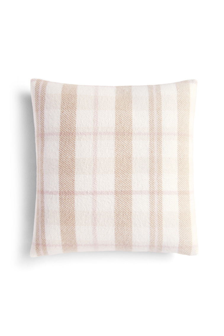 Melodina Plaid Pillow - SUGAR PLAID