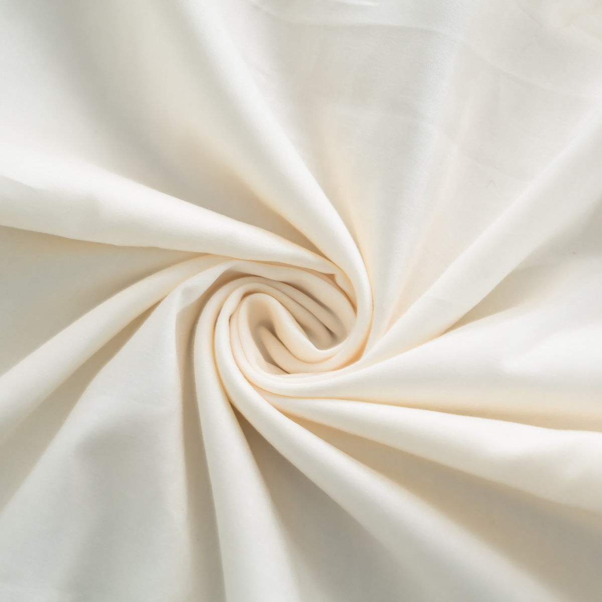 Snow White Solid Color Premium Cotton Fitted Sheet Set