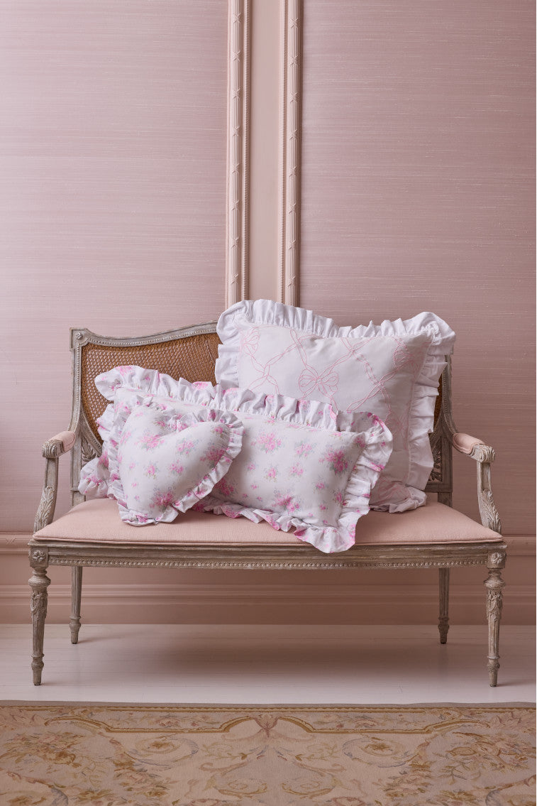 Ruffled Lumbar Pillow